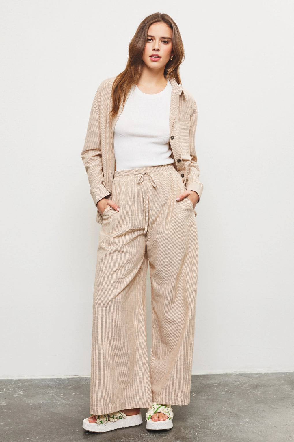 Stassi Striped Pants