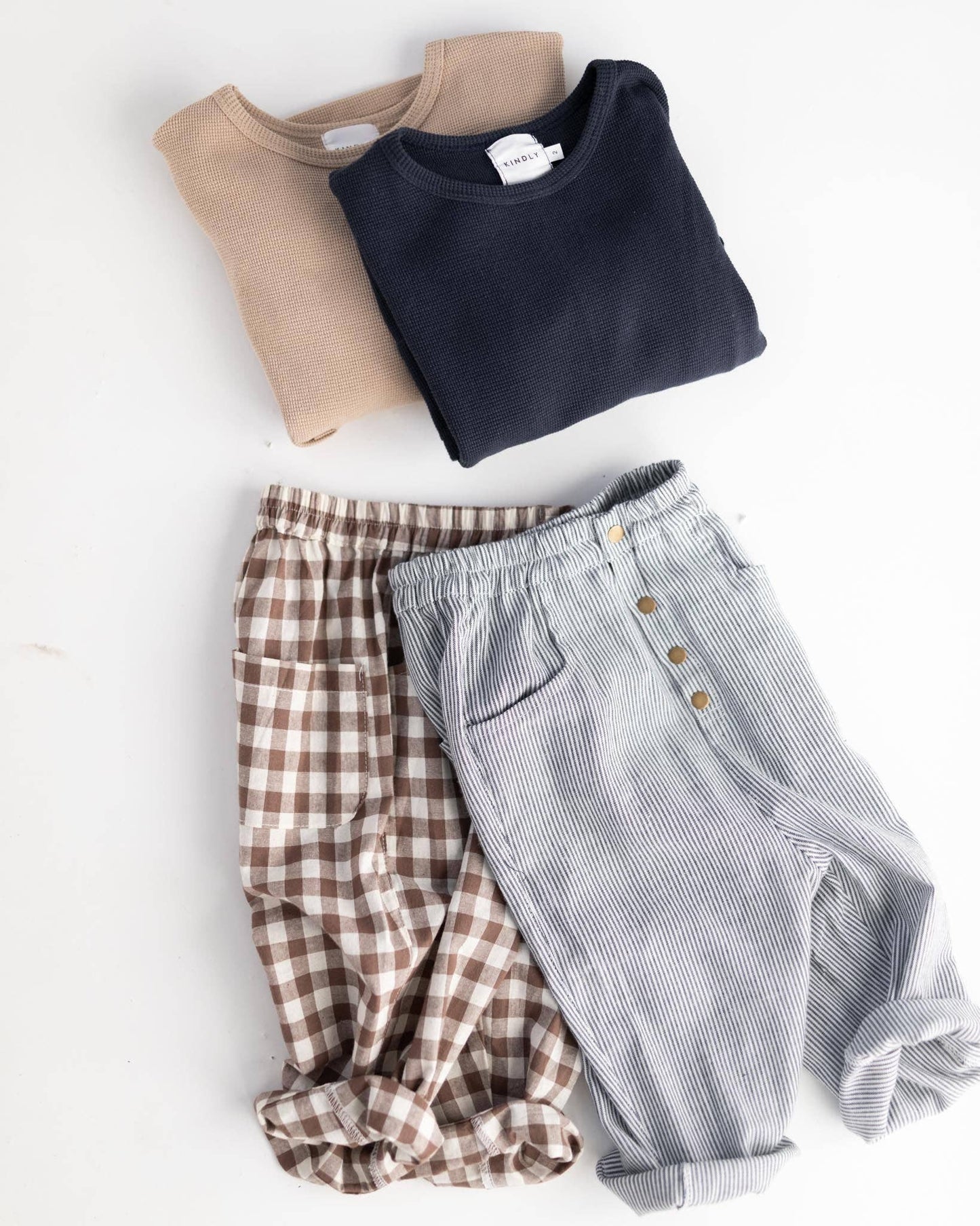 Little cotton stripe pants