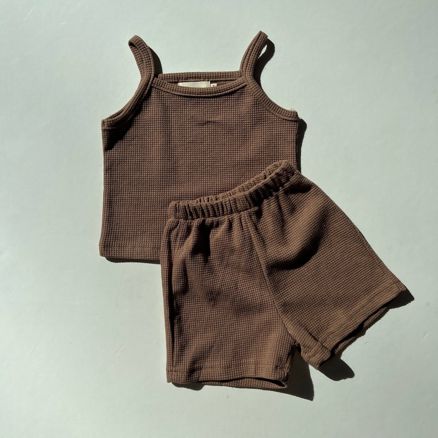 Logan Waffle Short Set