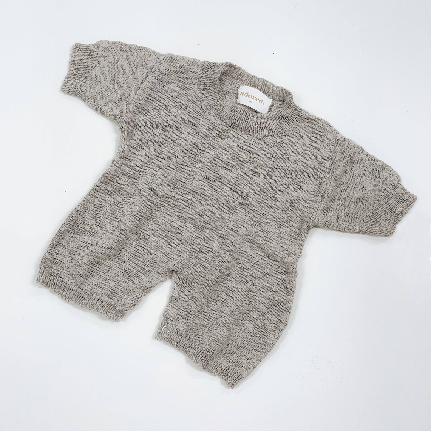 Kai Knit Romper - Sesame