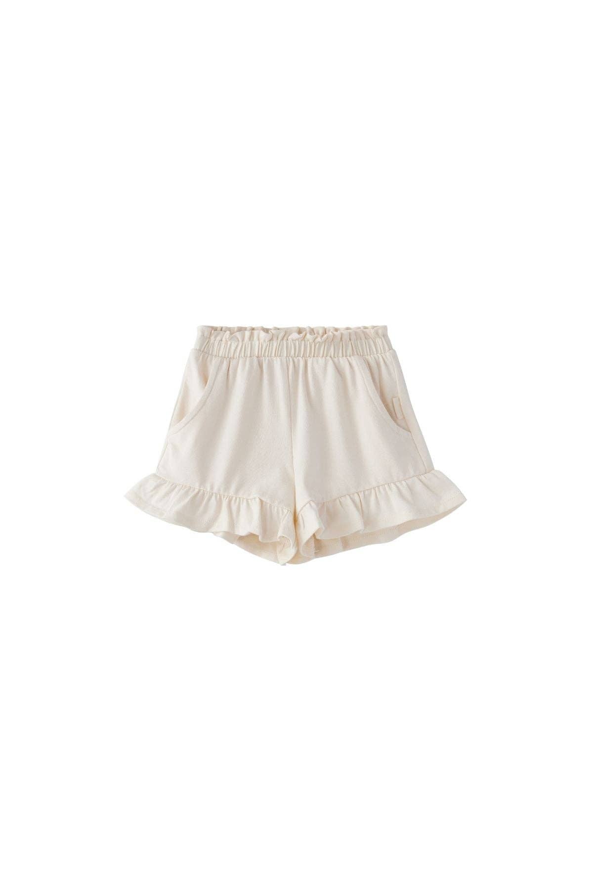 Taylor Organic Ruffle Shorts