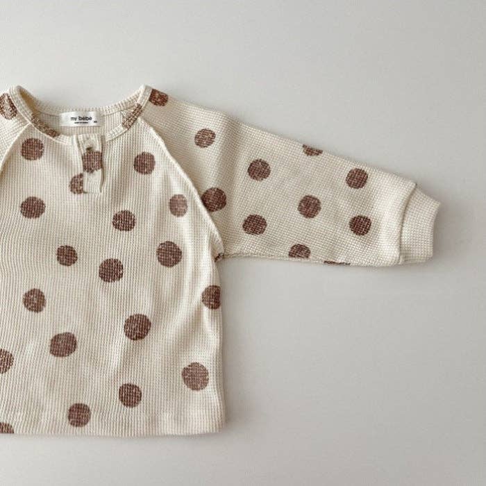 Polka Dot Henley