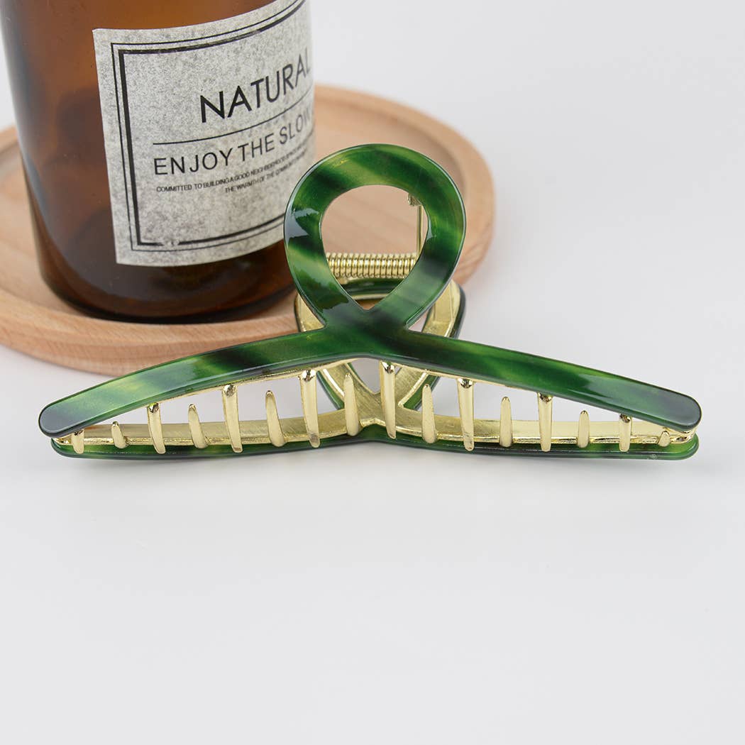 Large Acetate Hair Clip