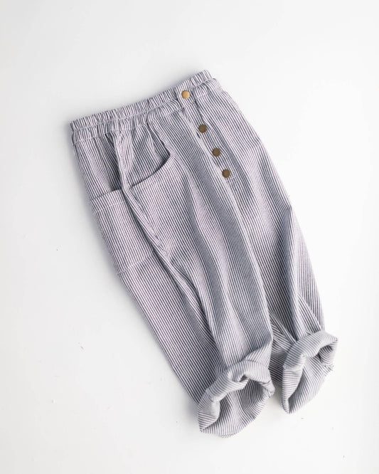 Little cotton stripe pants