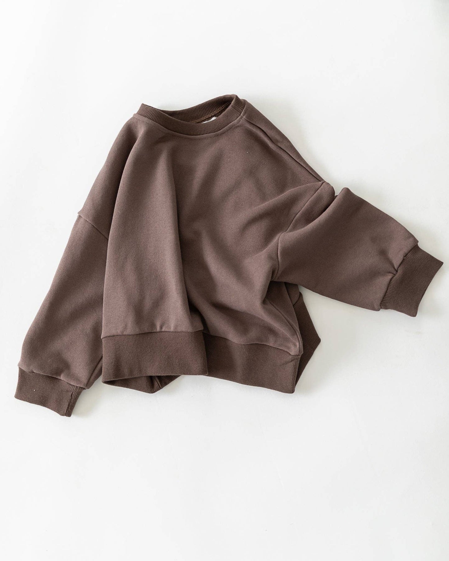 Cotton tracksuit top- Cocoa